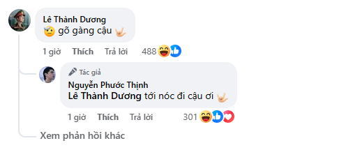 Ngô Kiến Huy để lại bình luận đồng tình ủng hộ giọng ca 8x