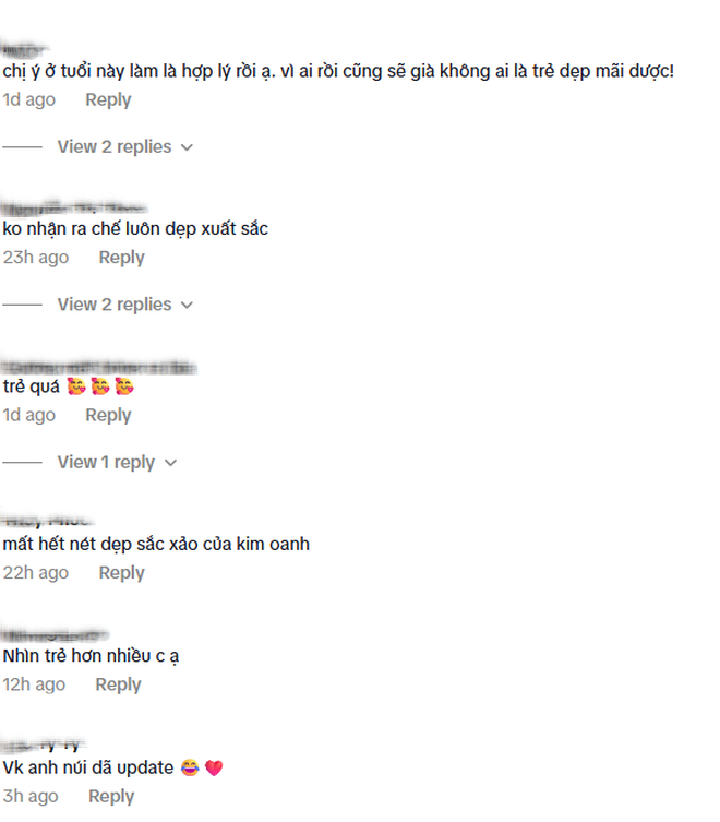 Bình luận về sự thay đổi diện mạo của Kim Oanh