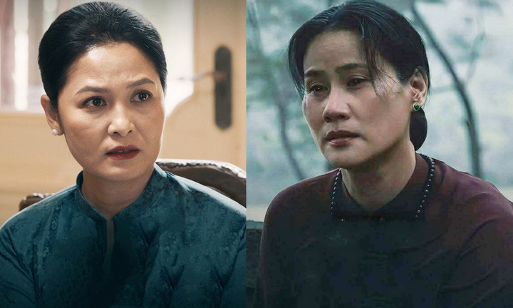 Hai diễn viên Thúy Hà trong Mưa đỏ