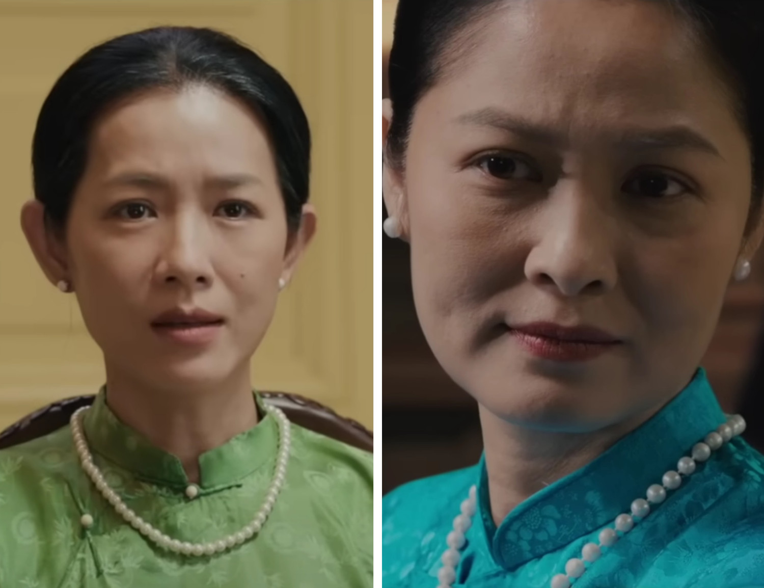 Hai nữ diễn viên trong Mưa Đỏ