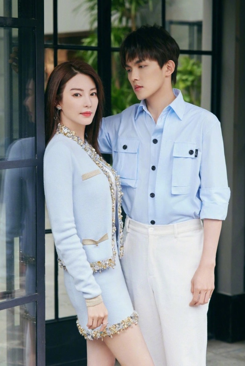 Trương Vũ Kỳ và Lý Bính Hi bên nhau