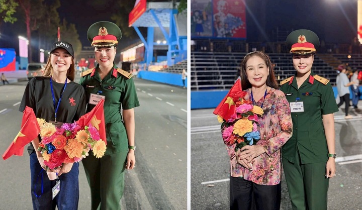 Nữ quân nhân đạt giải thưởng thuyết minh