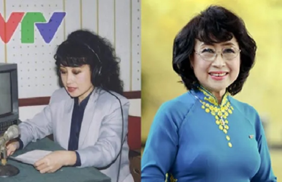 Kim Tiến trong đội múa đài truyền hình