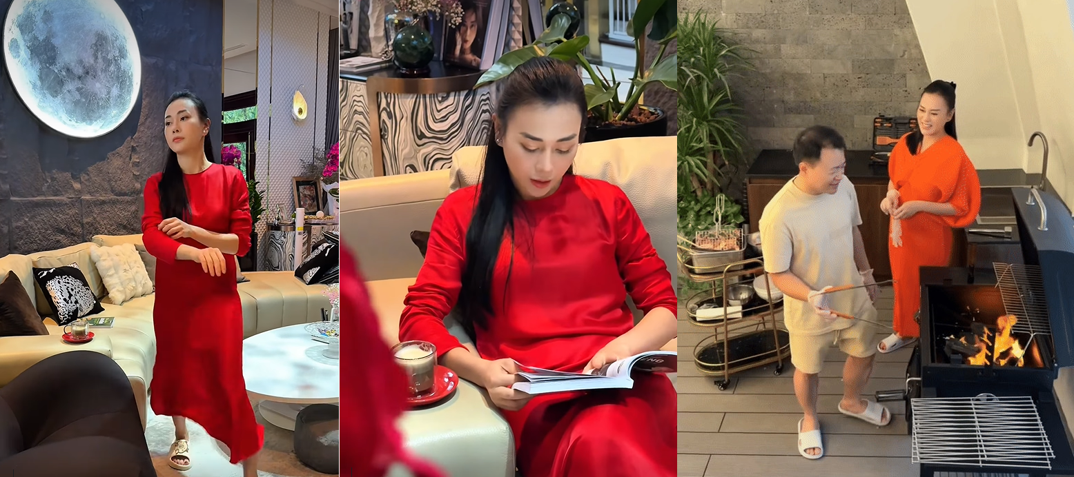 Không gian biệt thự sang trọng của Phương Oanh và chồng