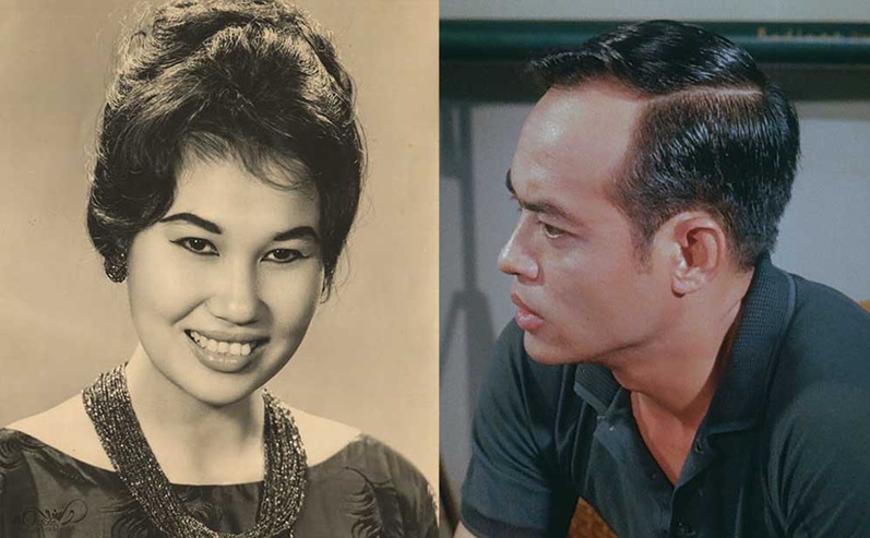 Thái Thanh và chồng là tài tử điện ảnh Lê Quỳnh