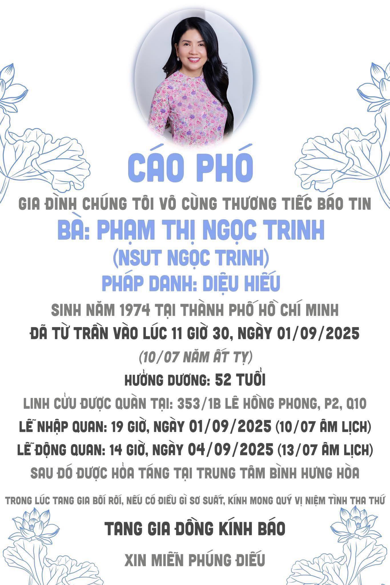 Dàn diễn viên 'Mùi ngò gai' thương tiếc NSƯT Ngọc Trinh - Ảnh 9