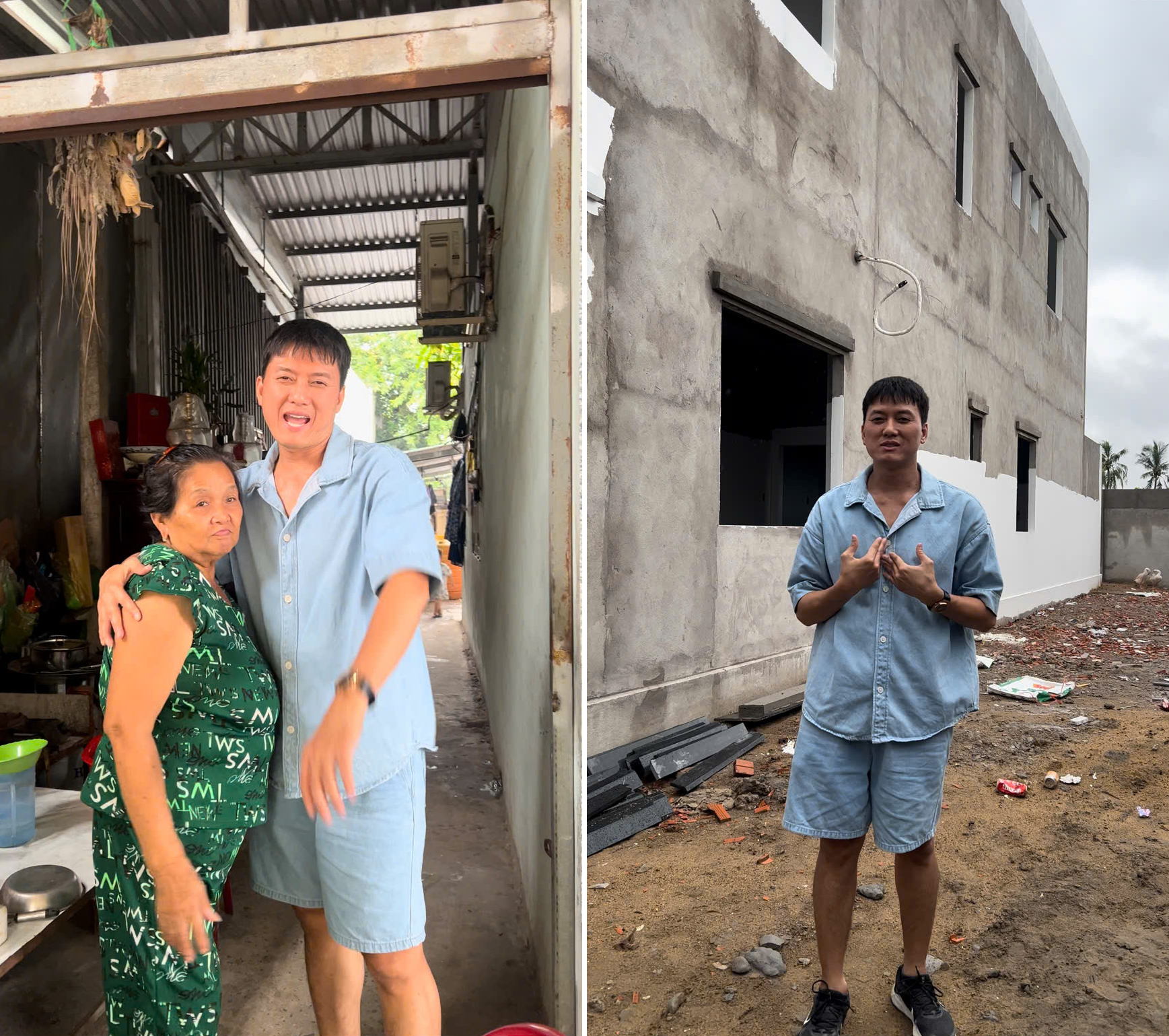 Căn nhà mới xây cho ba mẹ ở Long An