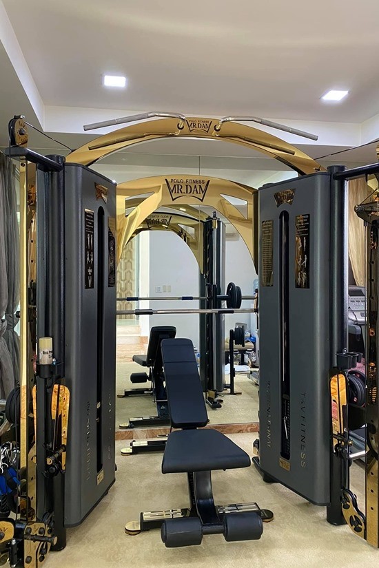 Phòng gym trong biệt thự