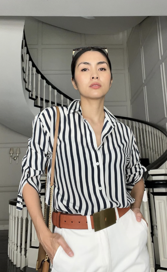 Phong cách đời thường thanh lịch của Hà Tăng