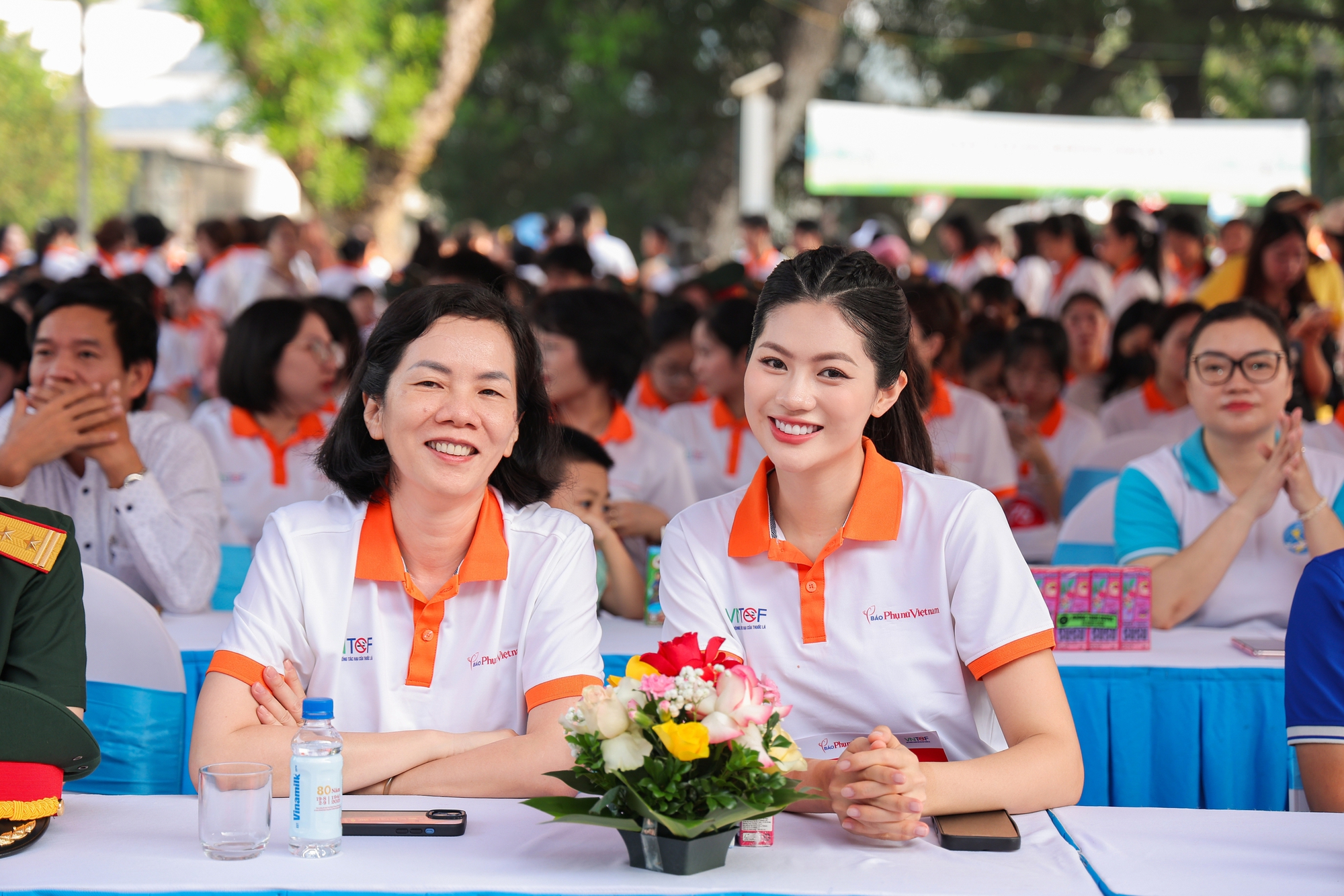 Vũ Hương Giang tại sự kiện chạy bộ