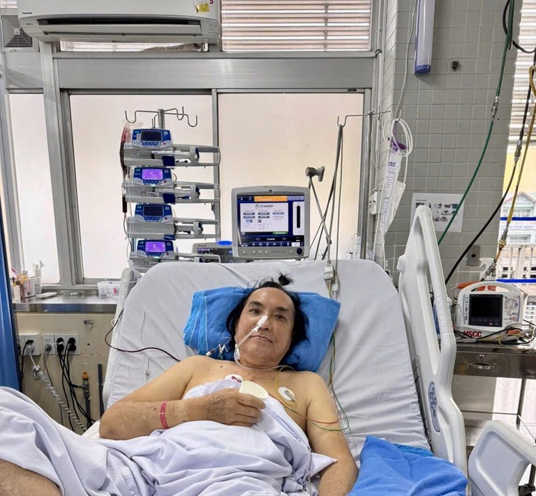 NSND Thanh Tuấn trong quá trình hồi phục