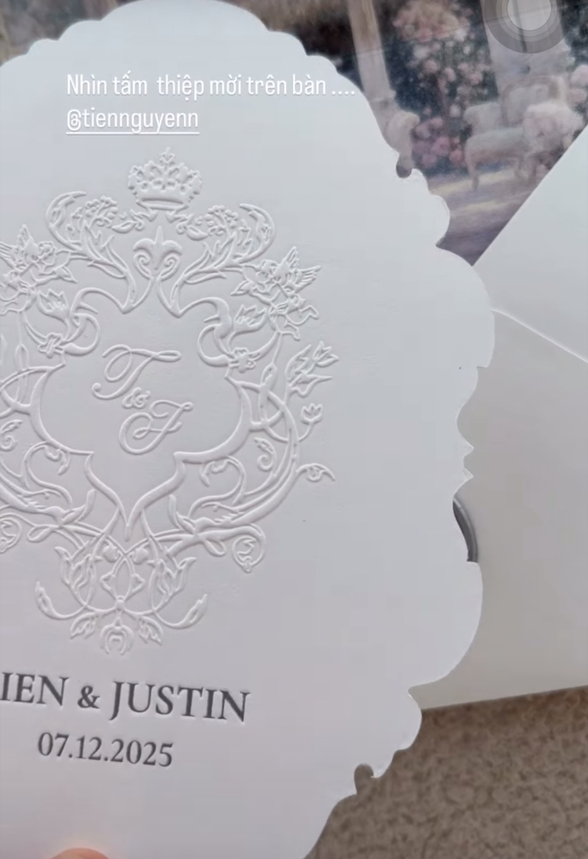 Hôn lễ cặp đôi sẽ diễn ra vào ngày 7/12 tới