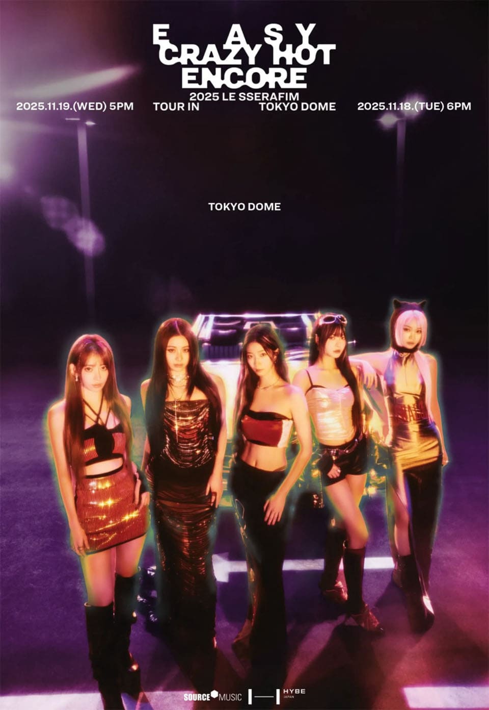 LE SSERAFIM tổ chức concert tại Tokyo Dome Nhật Bản