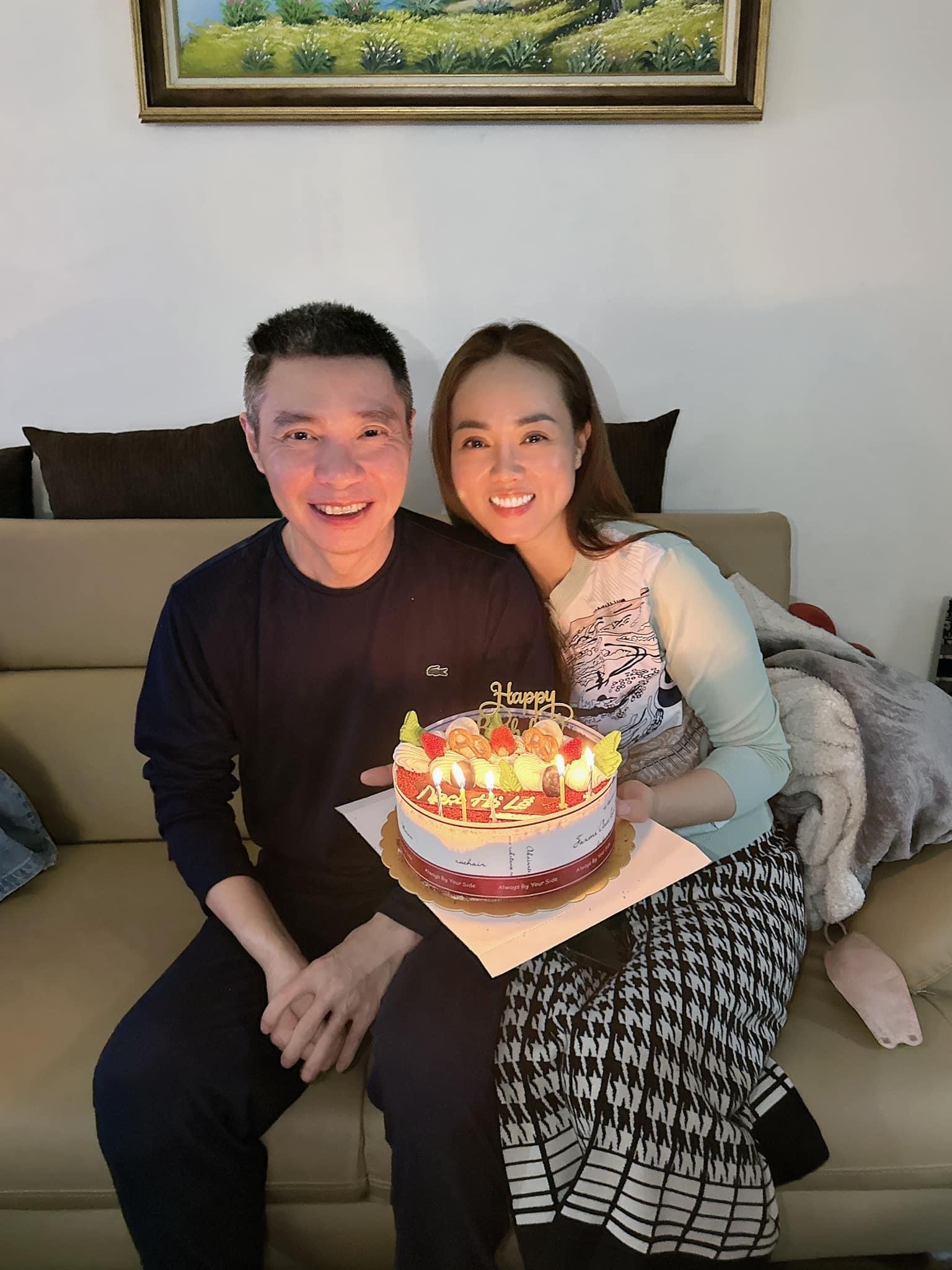 Bà xã Công Lý khẳng định sức khỏe chồng tiến triển