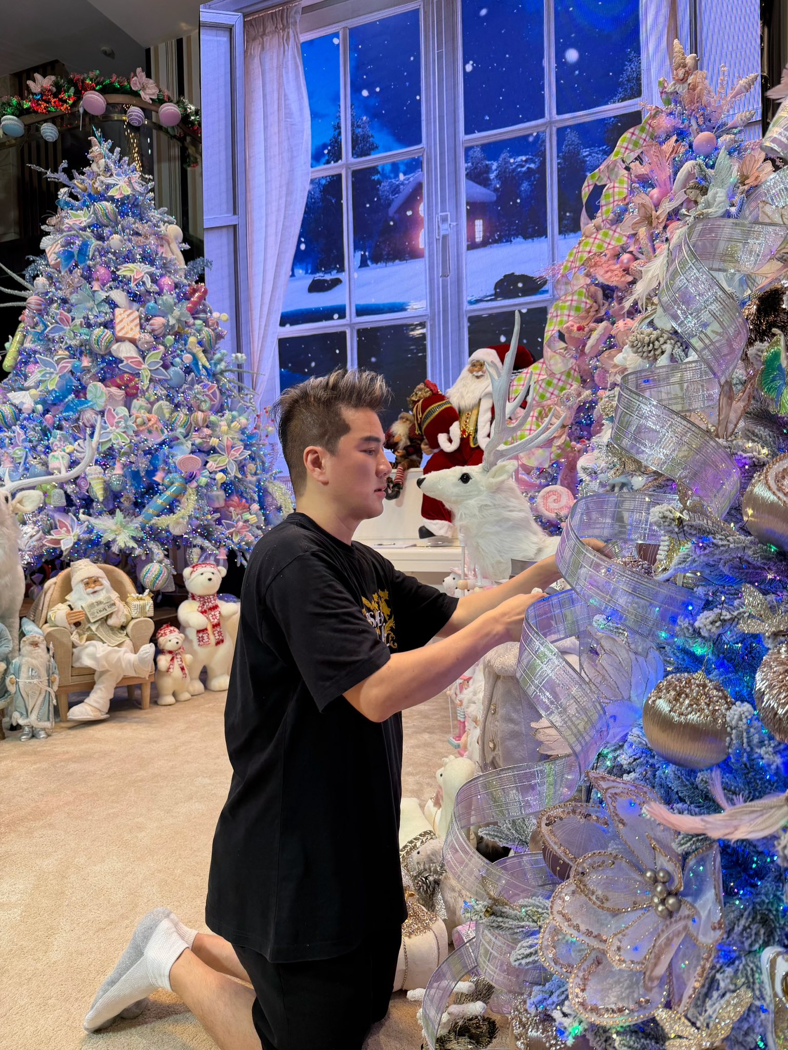 Trang trí kỷ niệm cuối cùng trước khi rời nhà