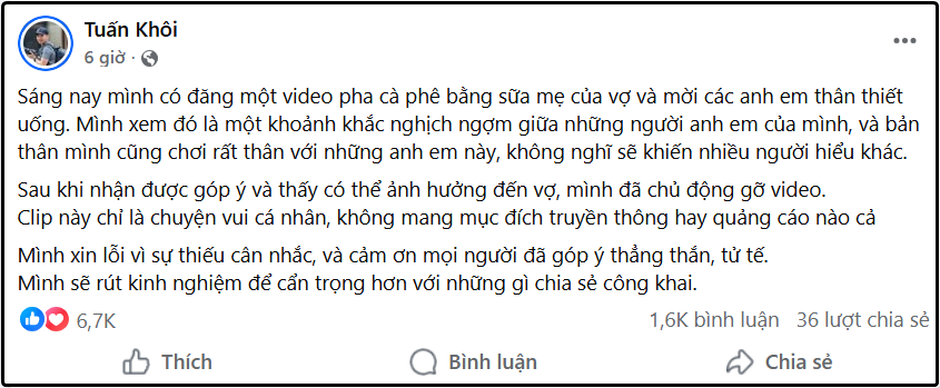 Video bị gỡ bỏ sau tranh cãi