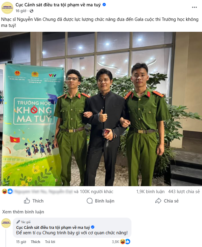 Bài đăng thu hút hàng trăm nghìn tương tác Bài đăng hơn 100 nghìn reaction