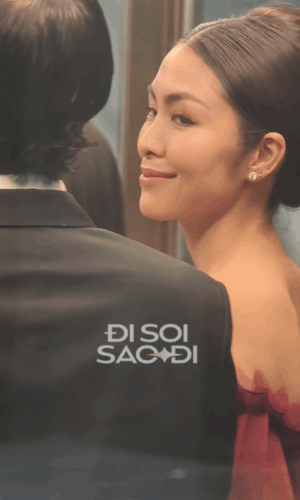 Zoom cận mặt Tăng Thanh Hà Nhan sắc cam thường của Tăng Thanh Hà