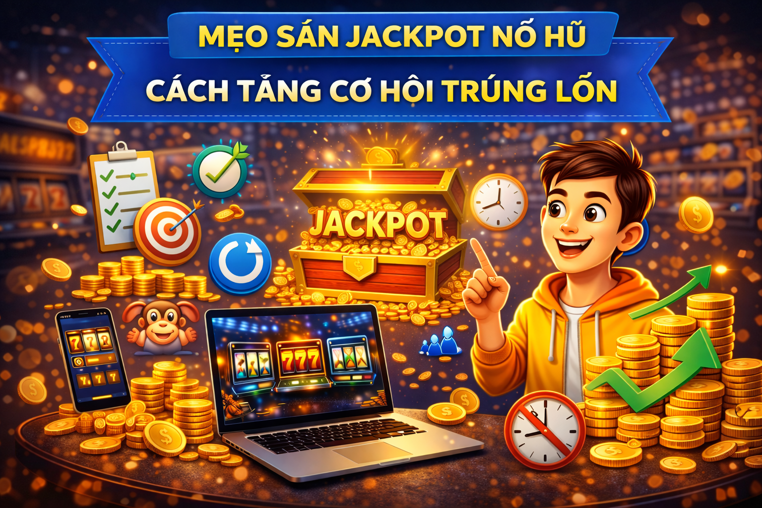 Mẹo săn jackpot nổ hũ
