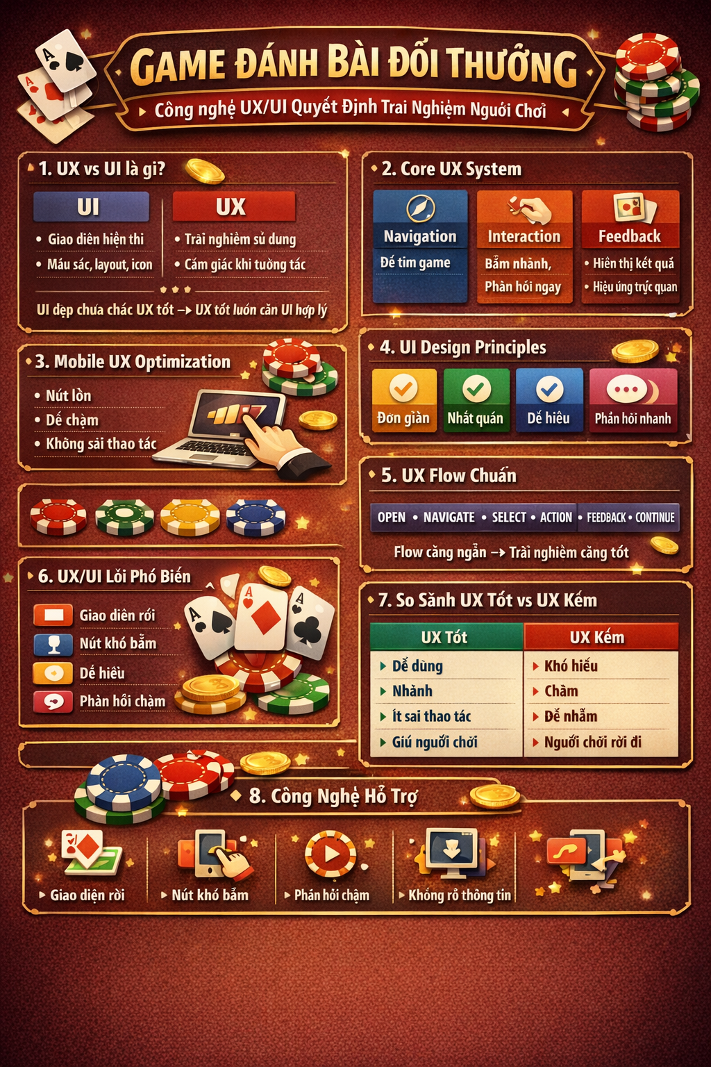 Công nghệ UX/UI trong casino
