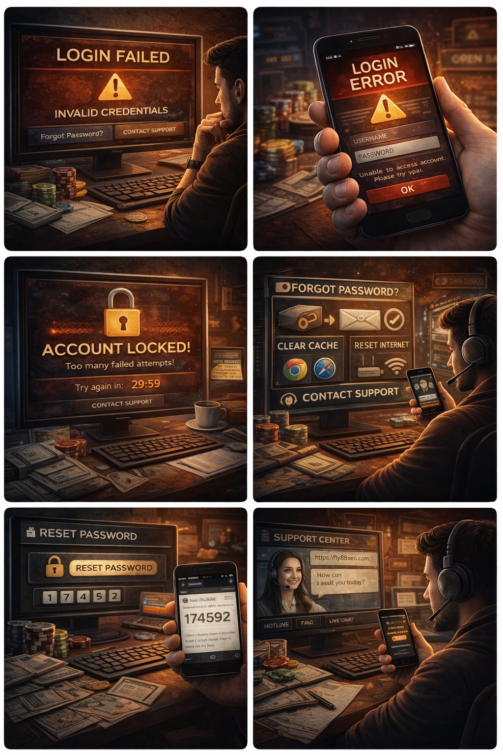 Vấn đề đăng nhập trực tuyến